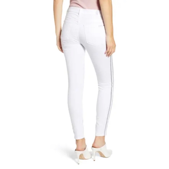 7 for All Mankind High Waist Ankle Skinny Jeans 34 - Picture 4 of 16